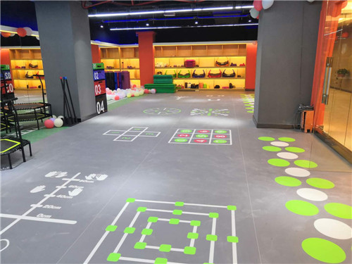 長沙RunningFit健身私教館紅星美凱龍店PVC地板工程案例展示封面